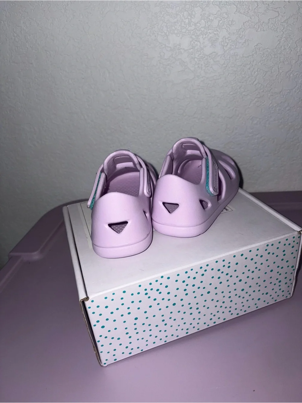 Ten Little Lavender Water-Ready Sandals
